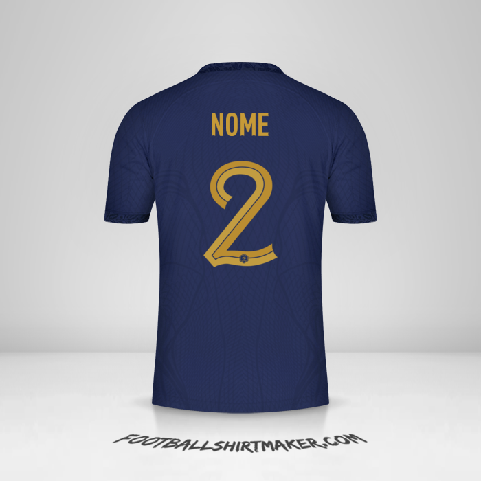 Maglia Francia 2022 -  nome - 2