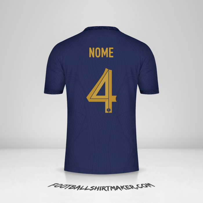 Camisa França 2022 -  nome - 4