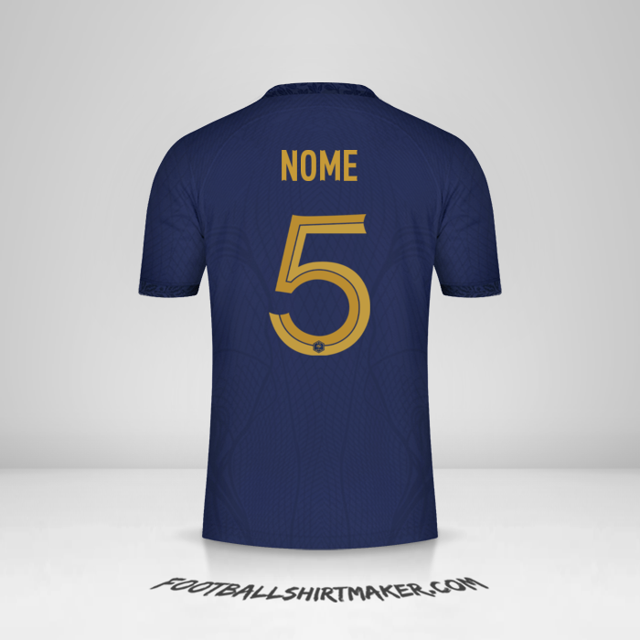Camisola França 2022 -  nome - 5