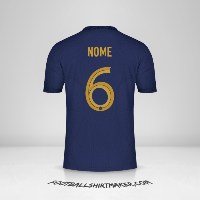 Camisa França 2022 -  nome - 6