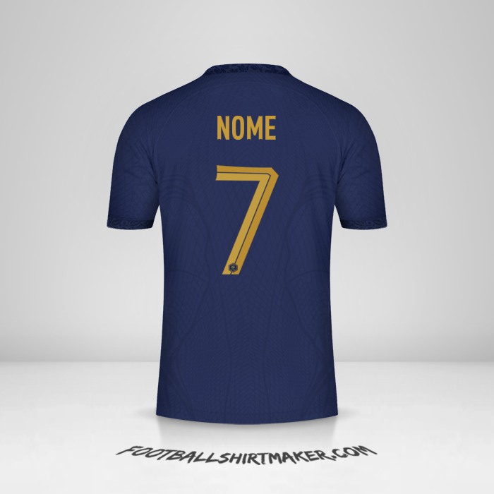 Camisola França 2022 -  nome - 7