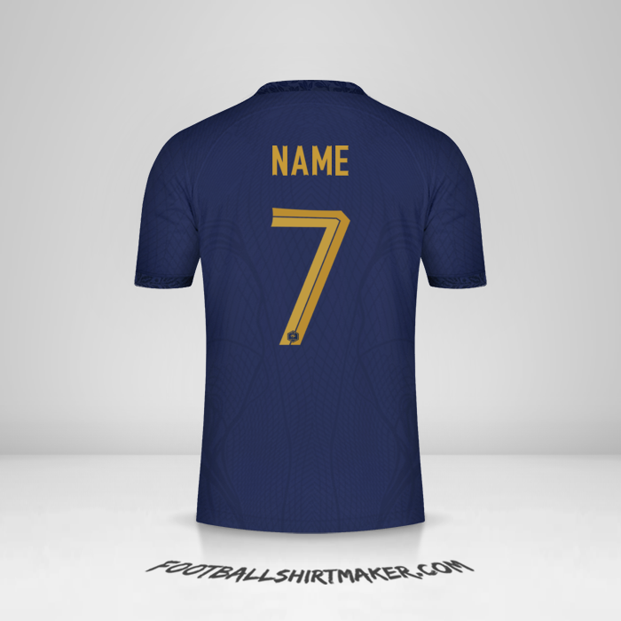 Trikot Frankreich 2022 -  name - 7