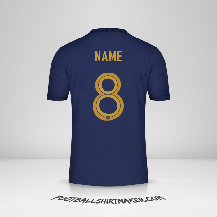 Shirt France 2022 -  name - 8