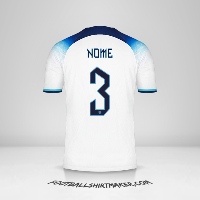 Maglia Inghilterra 2022 -  nome - 3