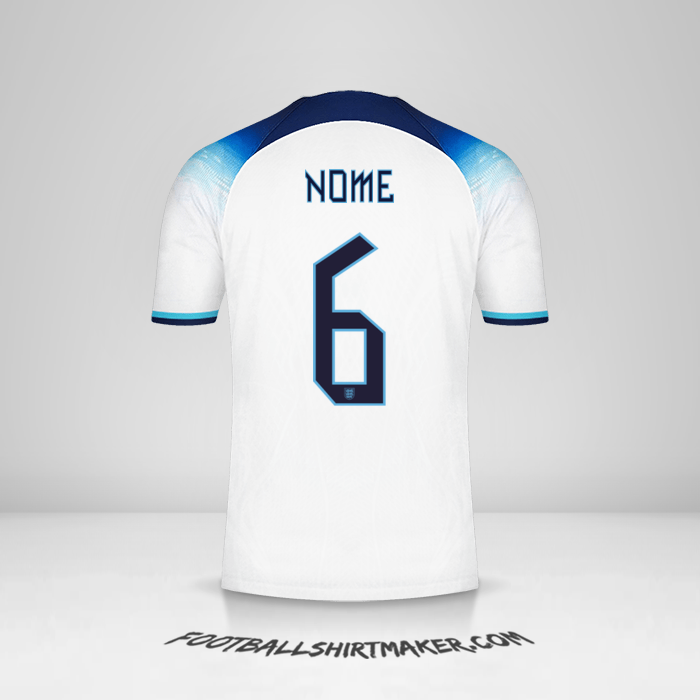 Maglia Inghilterra 2022 -  nome - 6