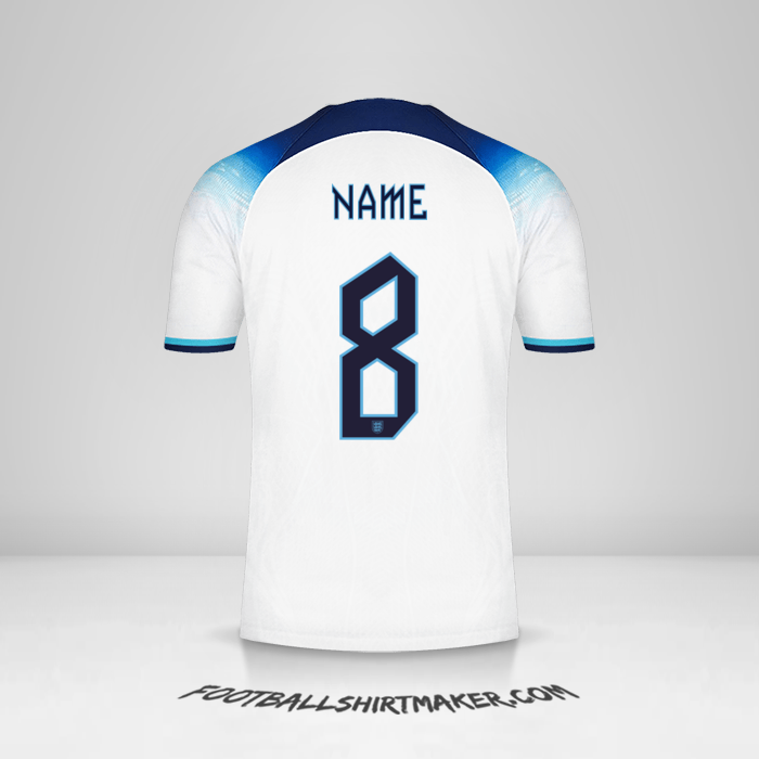 Shirt England 2022 -  name - 8
