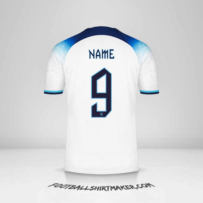 Shirt England 2022 -  name - 9