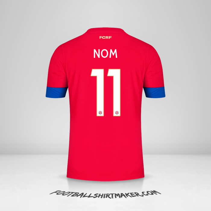 Maillot Costa Rica 2022 -  nom - 11