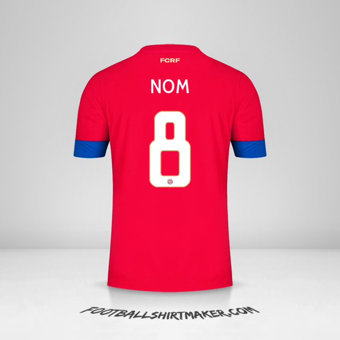 Maillot Costa Rica 2022 -  nom - 8