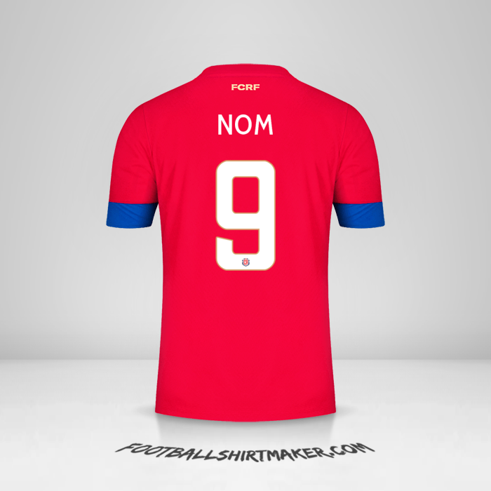 Maillot Costa Rica 2022 -  nom - 9