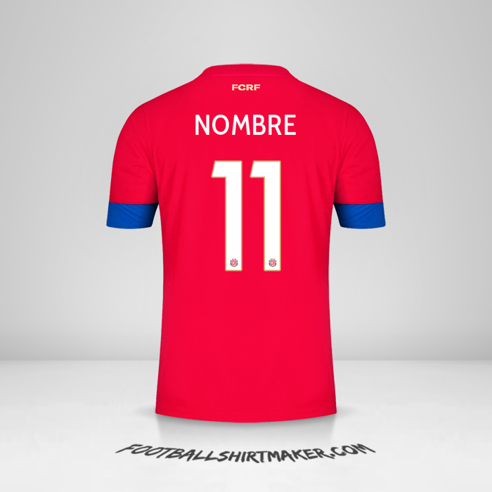 Jersey Costa Rica 2022 -  nombre - 11