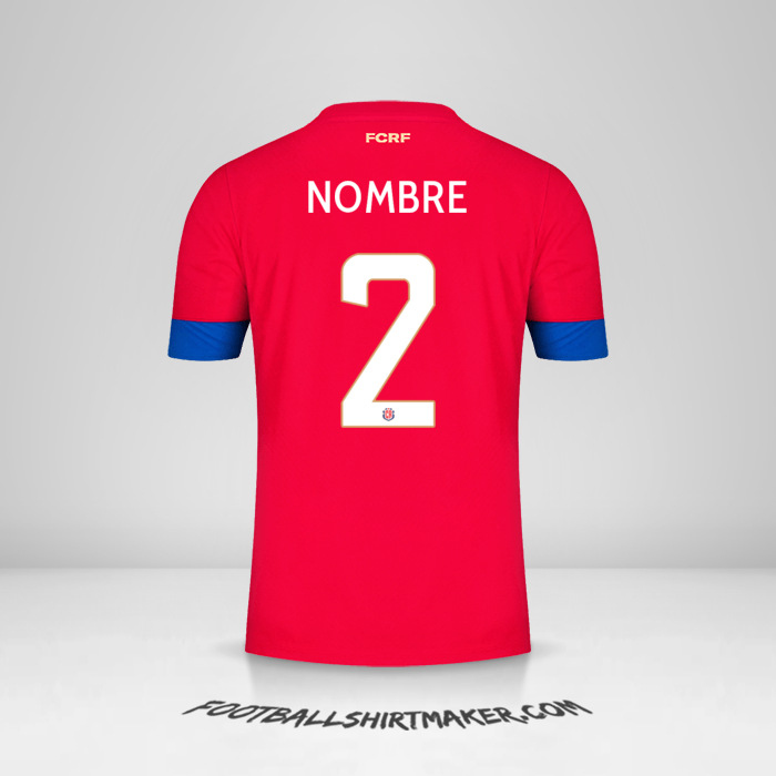 Camiseta Costa Rica 2022 -  nombre - 2