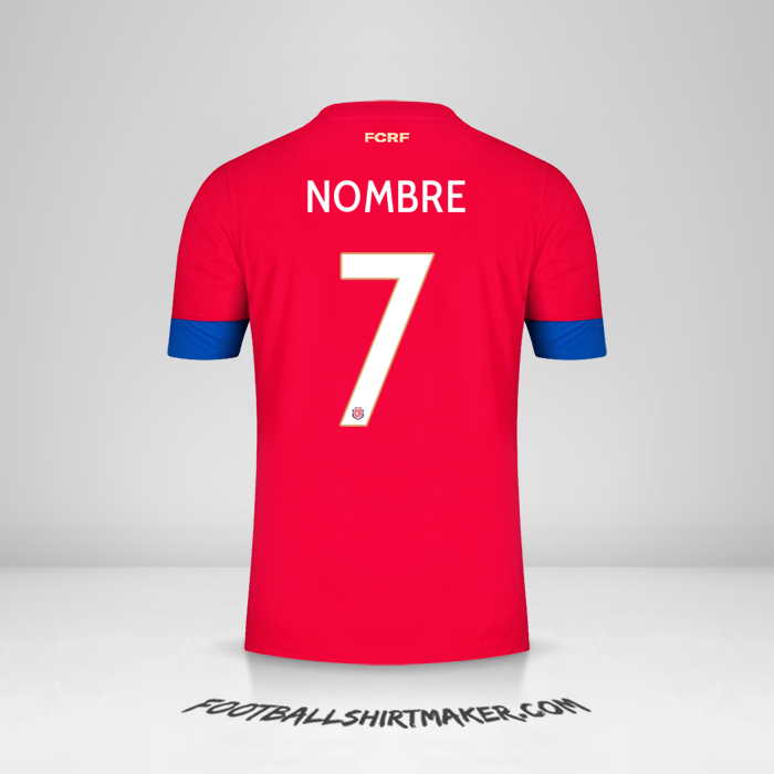 Jersey Costa Rica 2022 -  nombre - 7