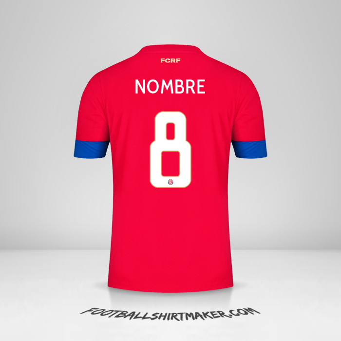Jersey Costa Rica 2022 -  nombre - 8