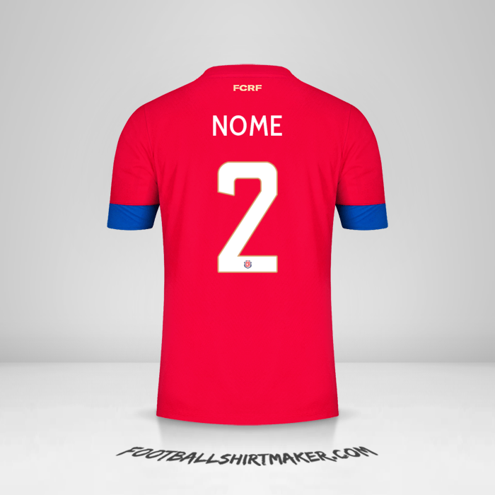 Camisa Costa Rica 2022 -  nome - 2