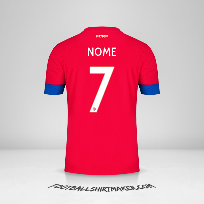 Maglia Costa Rica 2022 -  nome - 7