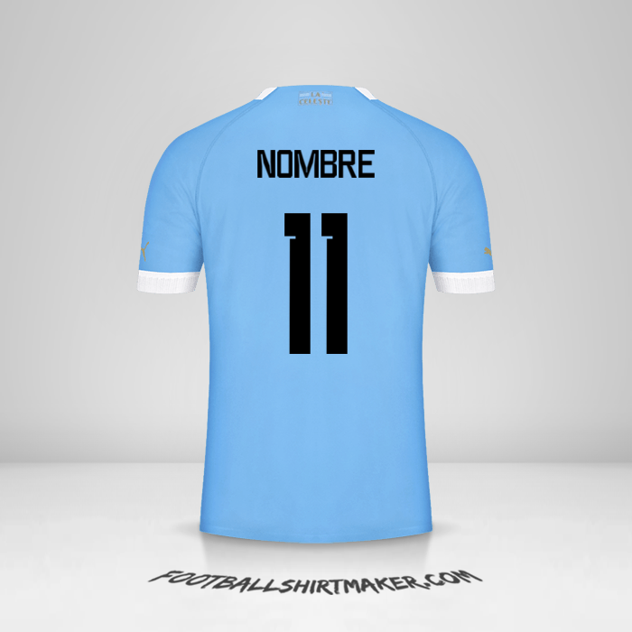 Camiseta Uruguay 2022 -  nombre - 11