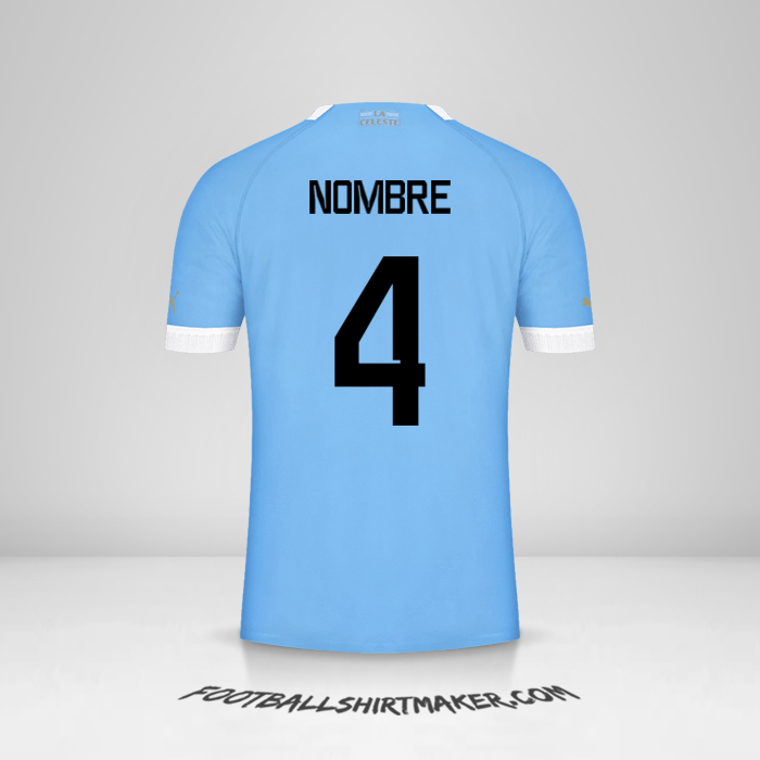 Jersey Uruguay 2022 -  nombre - 4