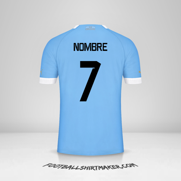 Jersey Uruguay 2022 -  nombre - 7