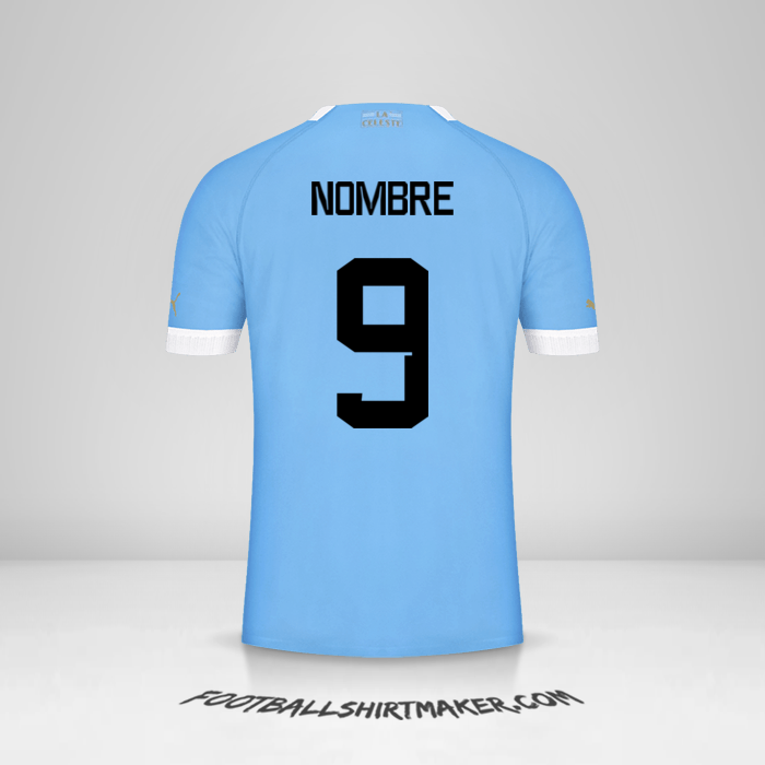 Camiseta Uruguay 2022 -  nombre - 9