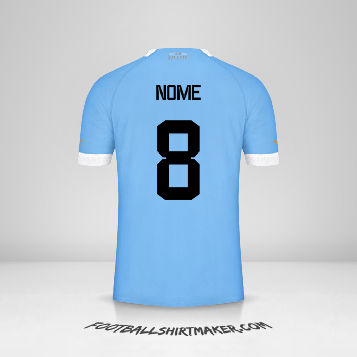Maglia Uruguay 2022 -  nome - 8
