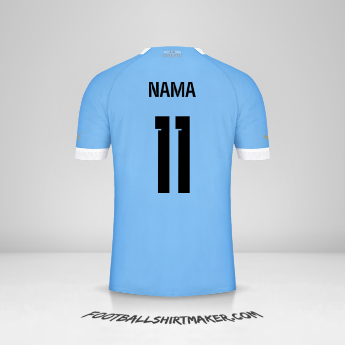 Jersey Uruguay 2022 -  nama - 11