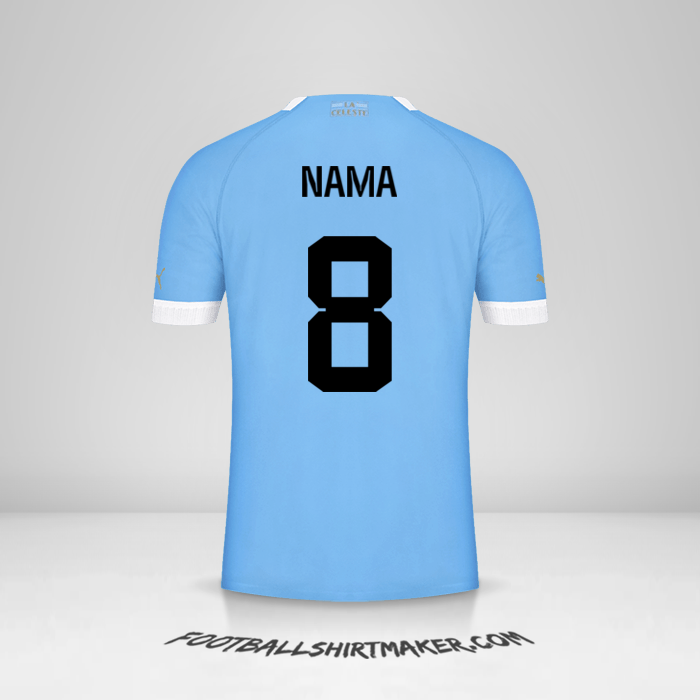 Jersey Uruguay 2022 -  nama - 8