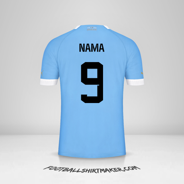 Jersey Uruguay 2022 -  nama - 9