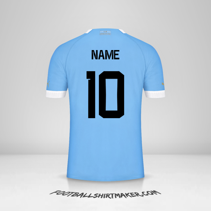 Shirt Uruguay 2022 -  name - 10