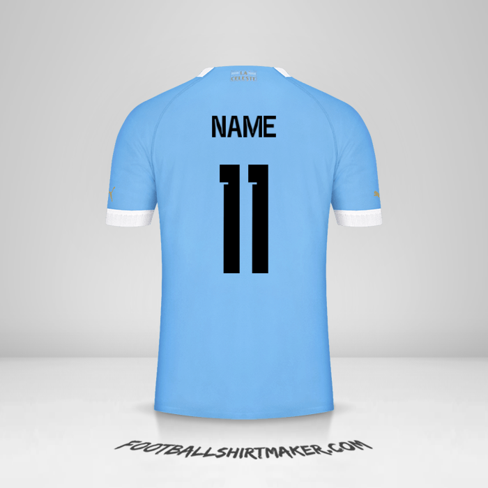 Jersey Uruguay 2022 -  name - 11