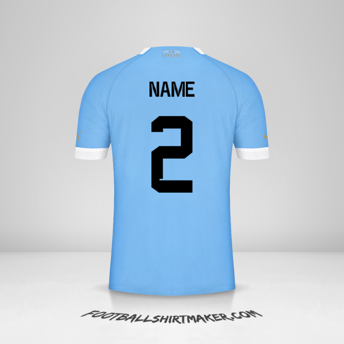 Shirt Uruguay 2022 -  name - 2