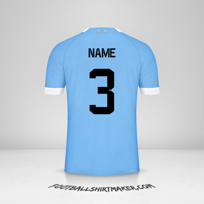 Trikot Uruguay 2022 -  name - 3
