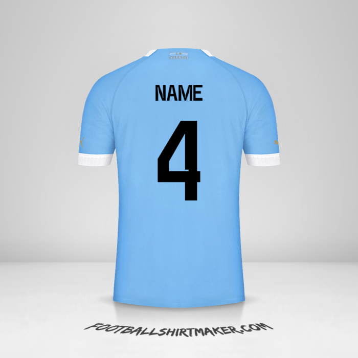 Trikot Uruguay 2022 -  name - 4