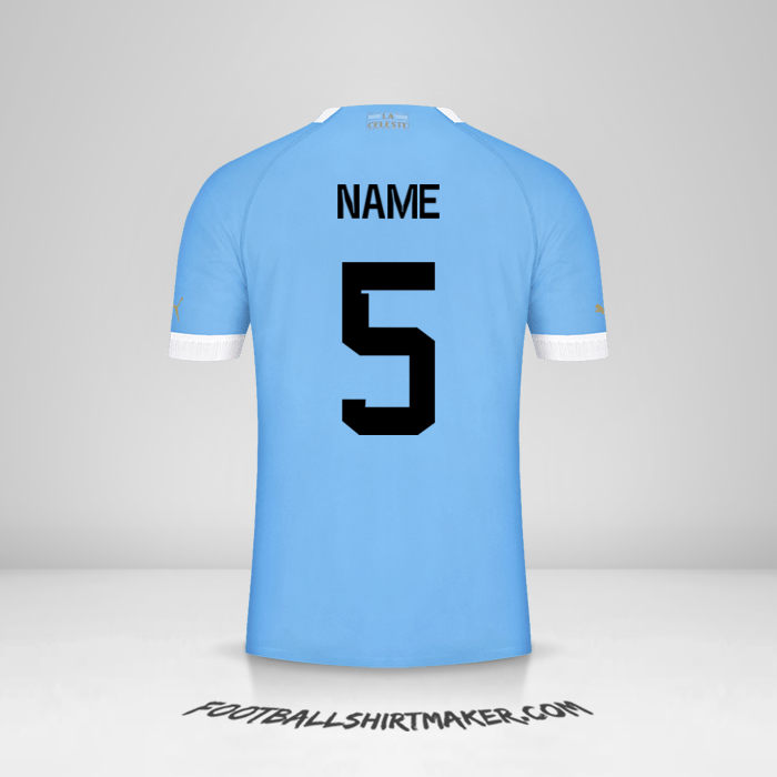 Trikot Uruguay 2022 -  name - 5