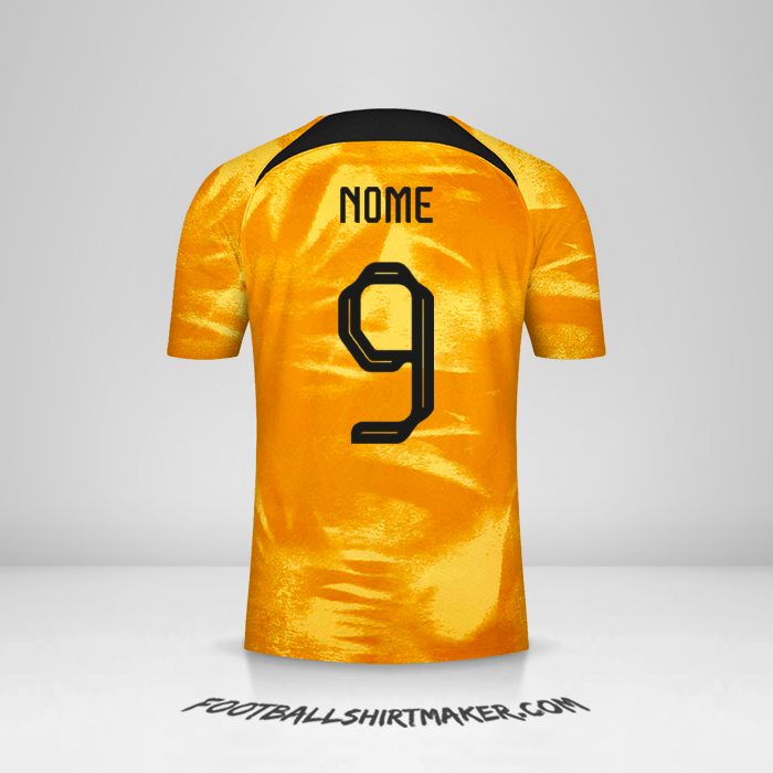 Camisa Países Baixos 2022 -  nome - 9