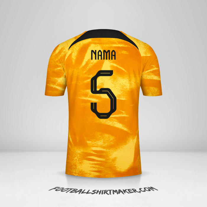 Jersey Belanda 2022 -  nama - 5