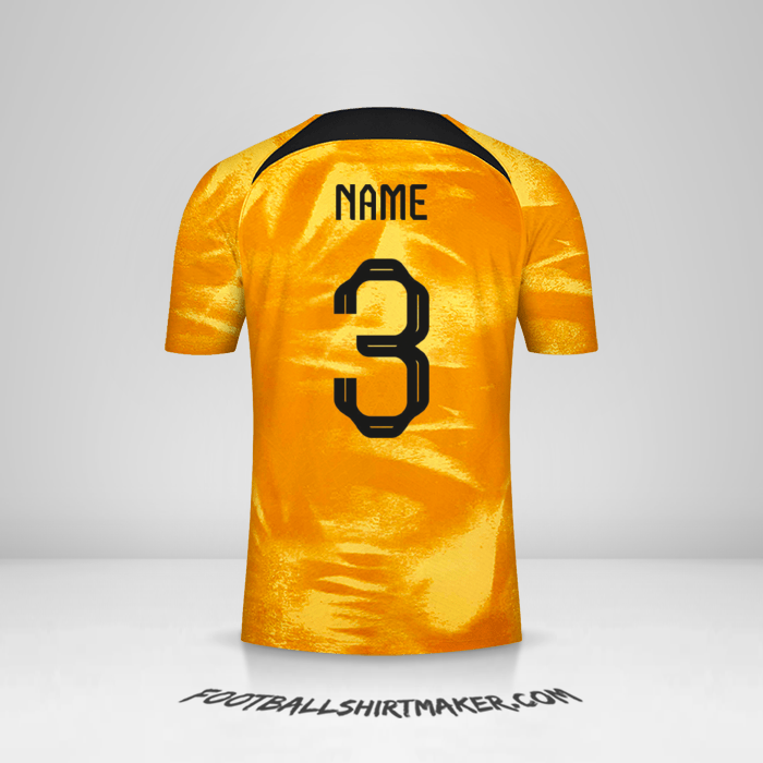 Shirt Netherlands 2022 -  name - 3