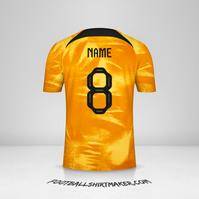 Shirt Netherlands 2022 -  name - 8