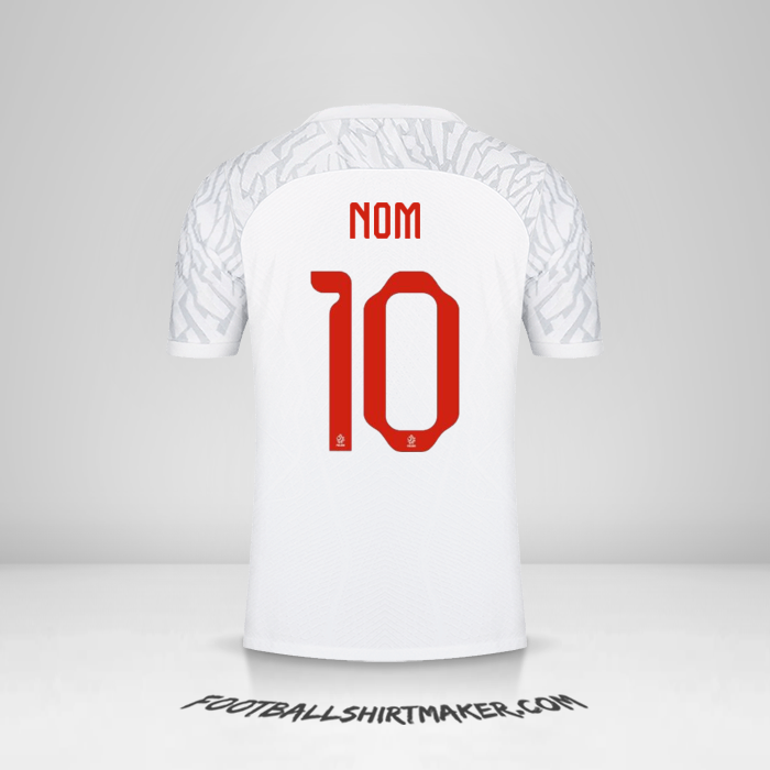 Maillot Pologne 2022 -  nom - 10