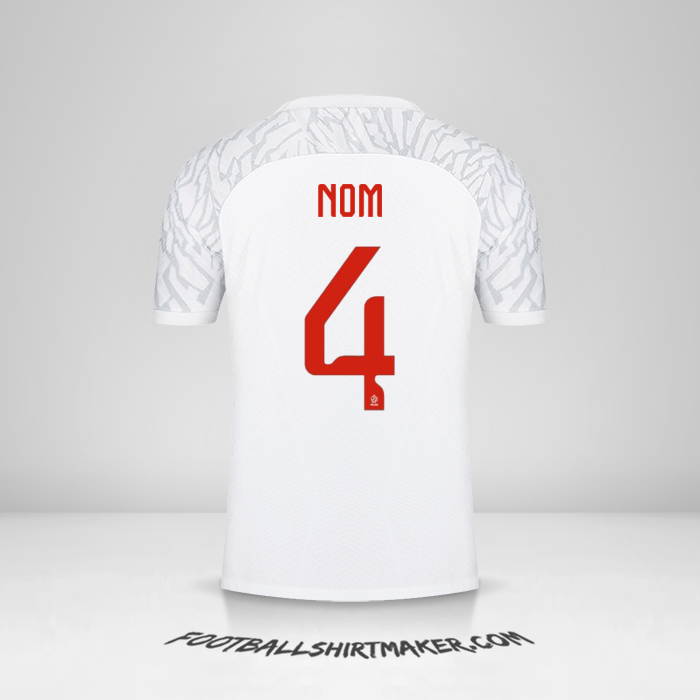 Maillot Pologne 2022 -  nom - 4