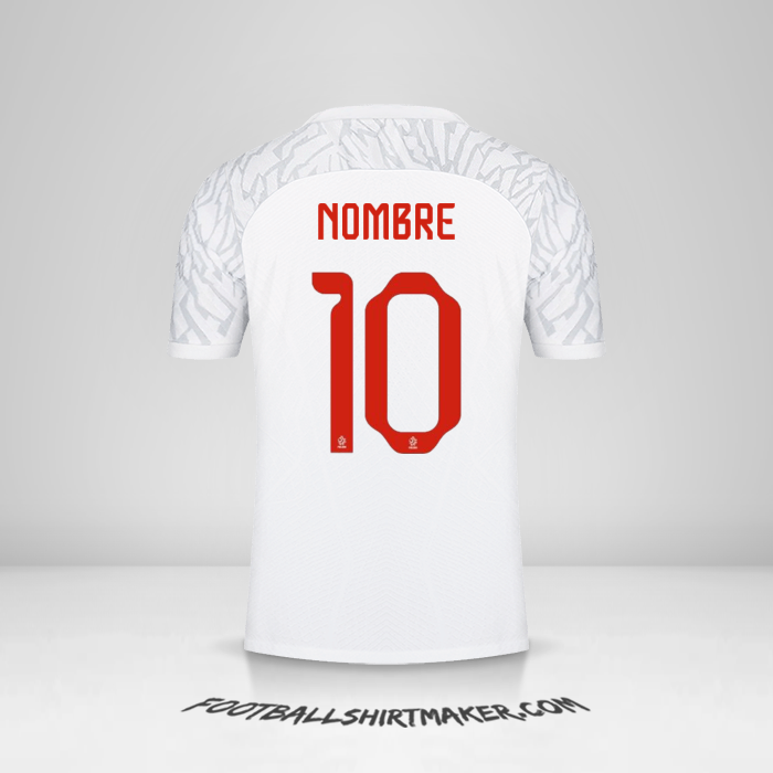 Jersey Polonia 2022 -  nombre - 10