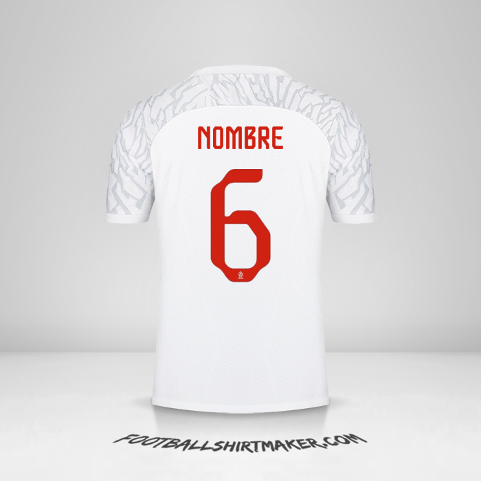Jersey Polonia 2022 -  nombre - 6