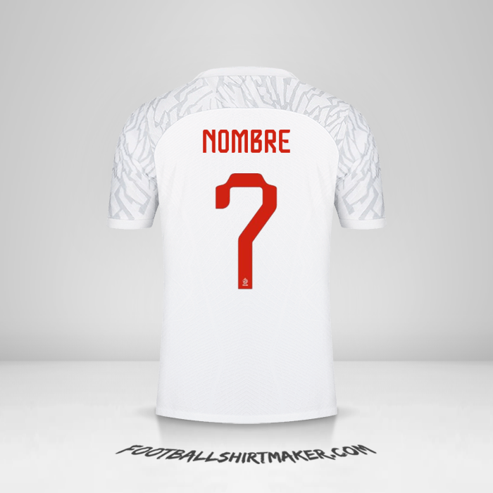 Jersey Polonia 2022 -  nombre - 7
