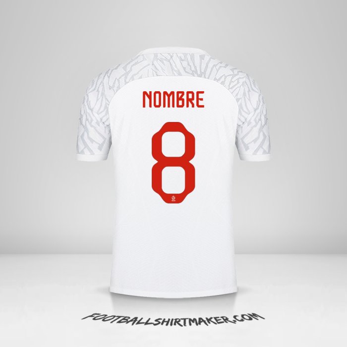 Jersey Polonia 2022 -  nombre - 8