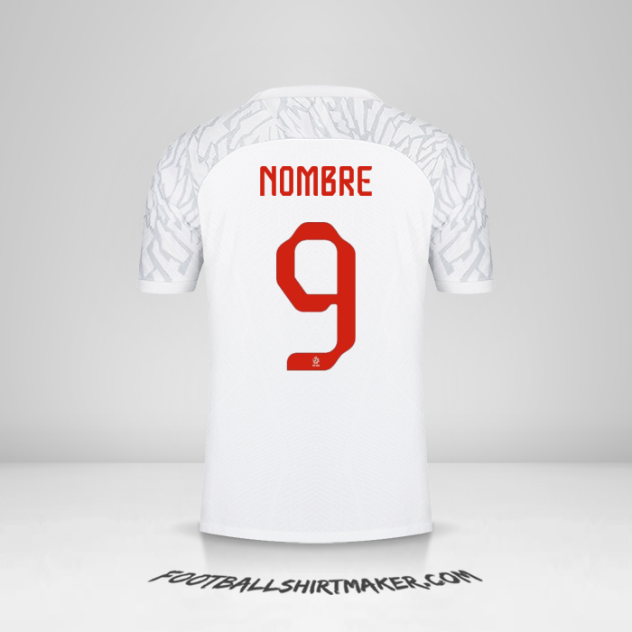 Jersey Polonia 2022 -  nombre - 9