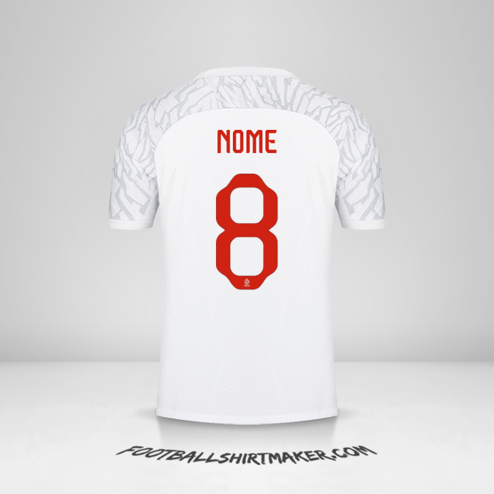 Camisola Polônia 2022 -  nome - 8