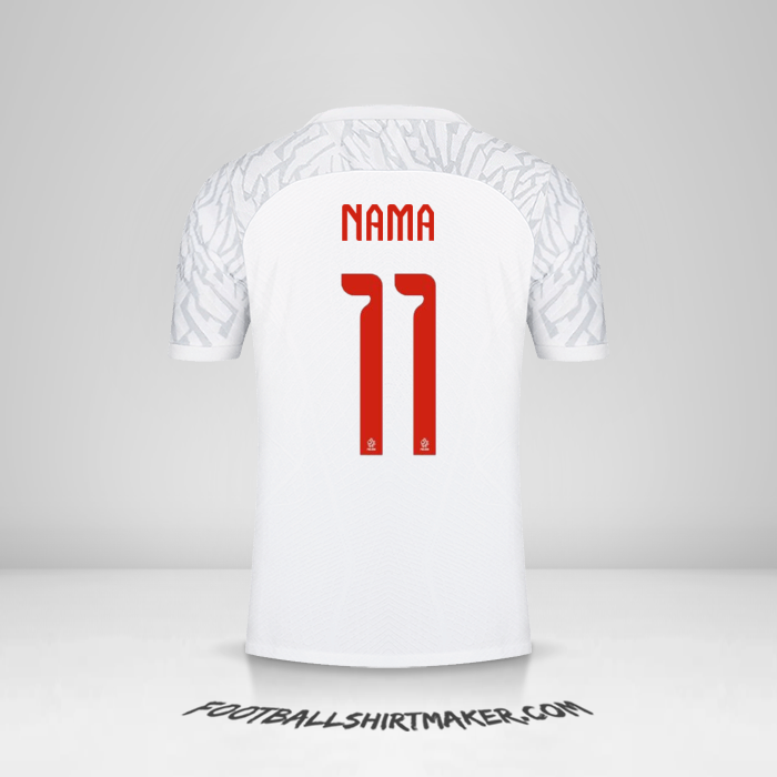 Jersey Polandia 2022 -  nama - 11