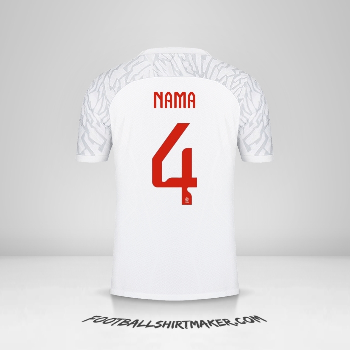 Jersey Polandia 2022 -  nama - 4