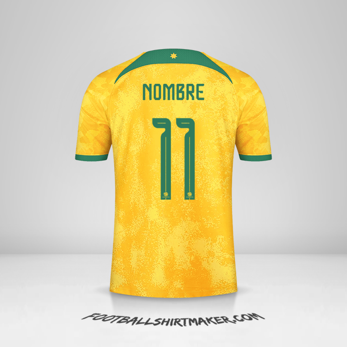 Jersey Australia 2022 -  nombre - 11