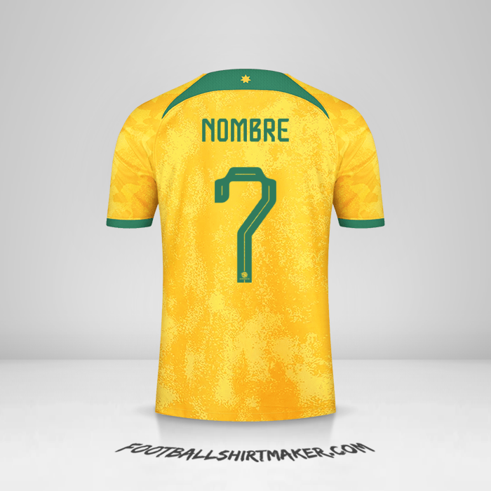 Jersey Australia 2022 -  nombre - 7